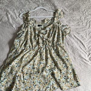 Floral Ruffle Blouse